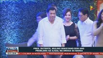 Pangulong Duterte, muling binigyang diin ang problema sa iligal sa droga sa bansa