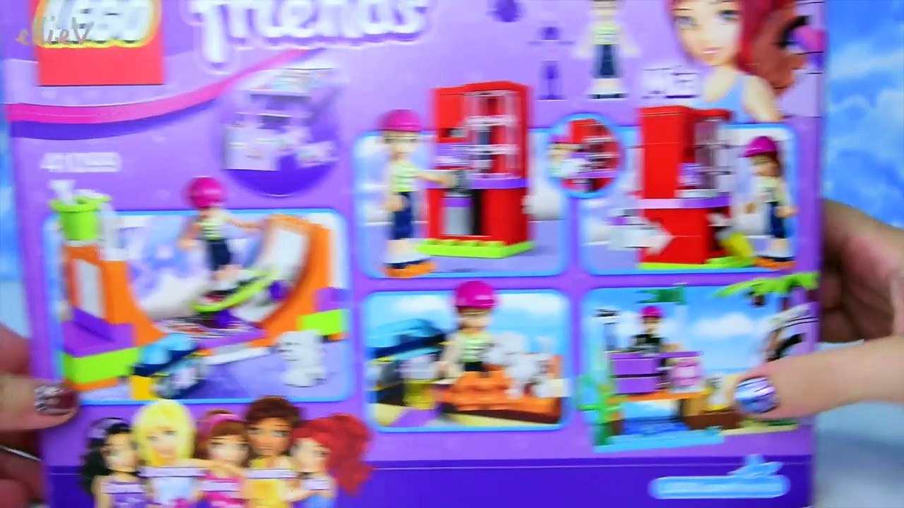 Lego Friends Heartlake Skate Park Build Review and Play - Kids Toys