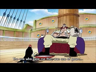 One Piece - Whitebeard & Shanks' conversation and clash