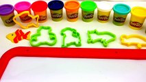 Crayola Play Doh Animals Using Molds/Kids Creative Fun Play/Cat Dog,Fish,Mouse,Bear/Preschool Learn