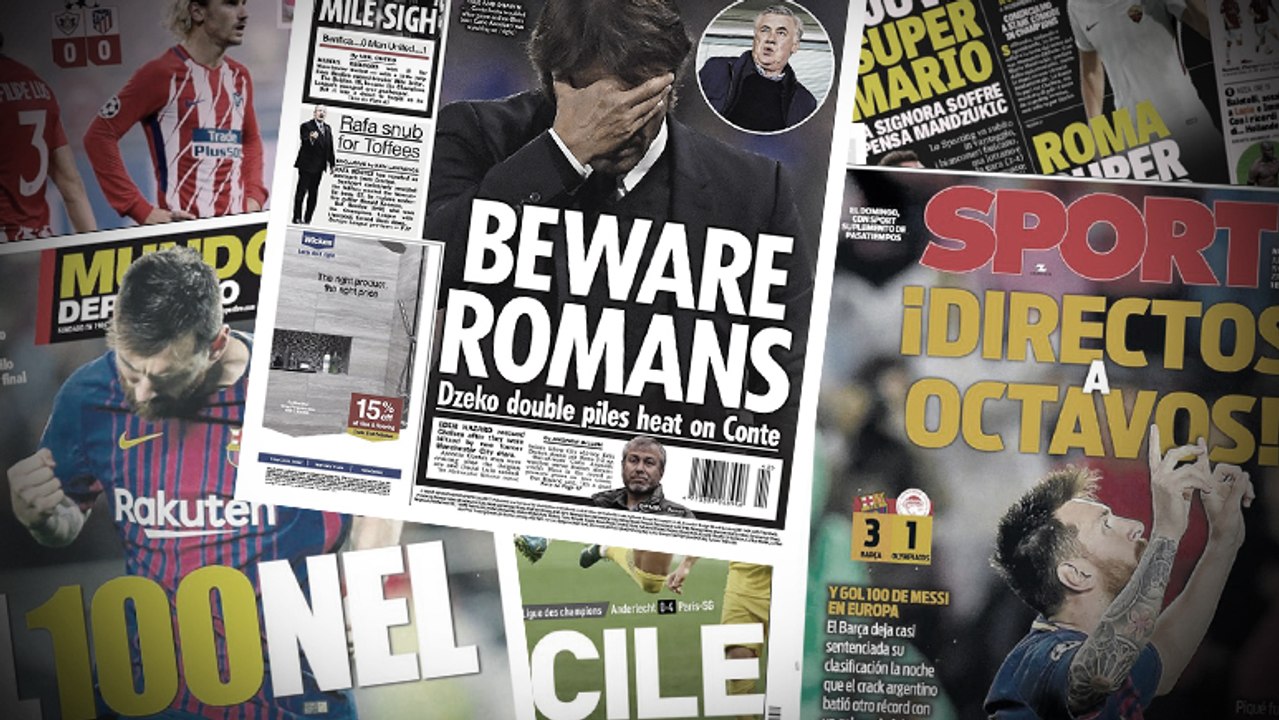 Messi plus rapide que CR7, Conte sous le feu des critiques