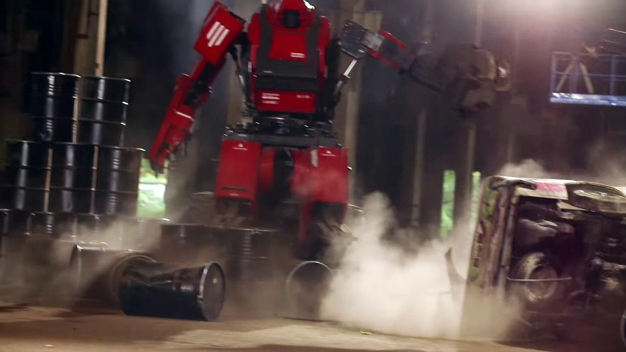 Le combat de Robots Géants