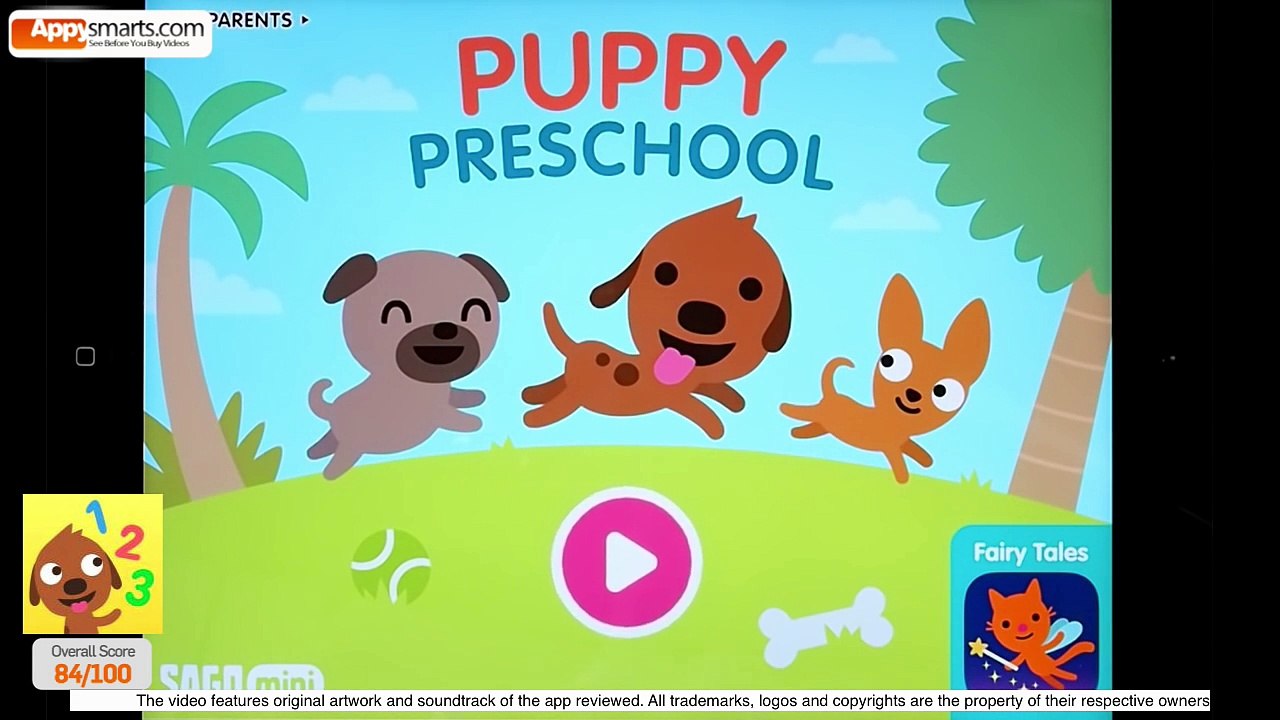 Sago Mini Puppy Preschool by Sago Sago - iPad game demo for kids