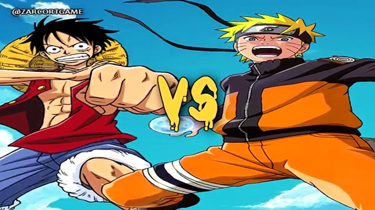 LUFFY VS NARUTO  Zarcort y Cyclo  #LuffyVSNaruto