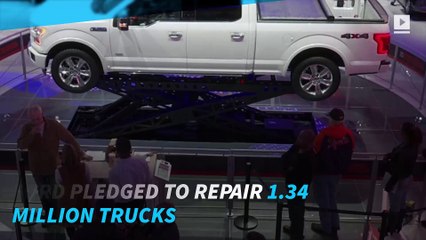 Ford to repair 1.3 million trucks after door latch recall