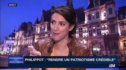 Florian Philippot sur i24NEWS en Français avec Anna Cabana