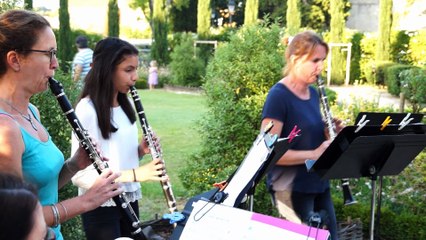 Concert de l'école de musique de Mèze - la classe de Clarinettes