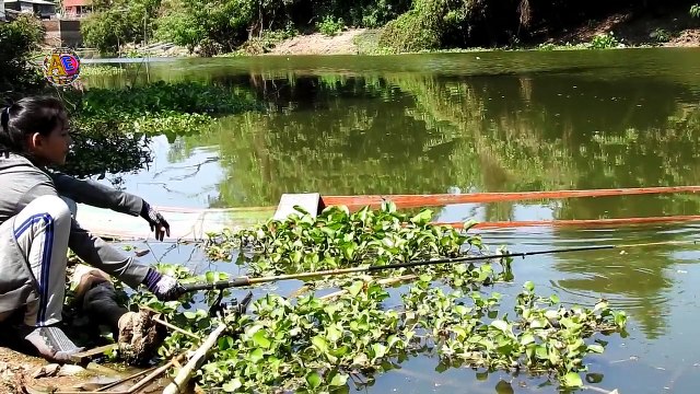 Khmer Fishing At Siem Reap Cambodia -Cambodia Traditional Fishing