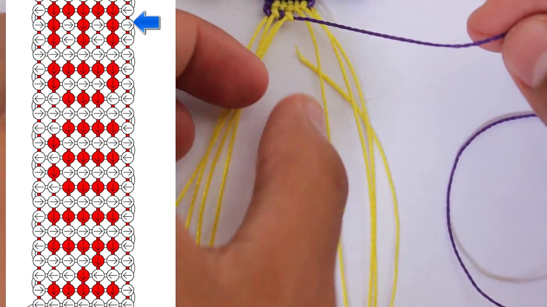 como hacer una pulsera con macrame – Видео Dailymotion