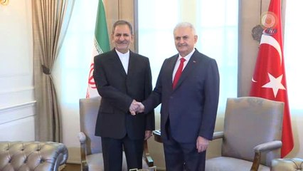 Başbakan Yıldırım, İran Cumhurbaşkanı Birinci Yardımcısı İshak Cihangir ile Görüştü