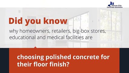 Benefits of Concrete Polishing in Kansas City