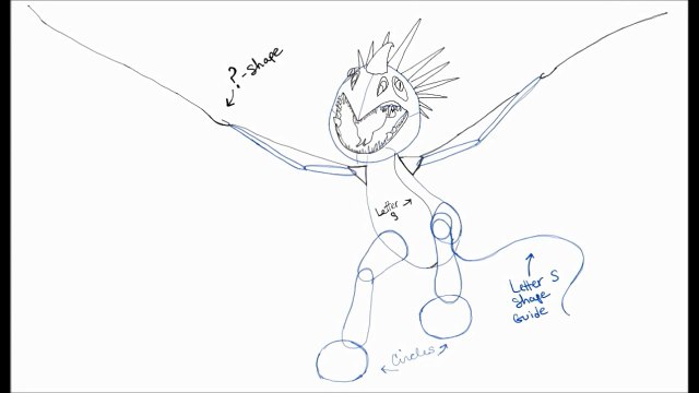 How to Draw Stormfly the Dragon From How to Train Your Dragon and How To Train Your Dragon 2