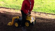 Construction for Kids: Ducks and Toy Trucks! Matchbox Trucks Mega Bloks CAT Excavator
