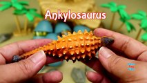 Dinosaurs 3D Puzzles Animals Eggs Surprise Toys - Spinosaurus Ankylosaurus Pteranodon