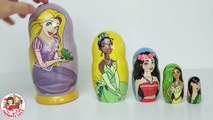 Disney PRINCESS Stacking Cups Toys Surprise Rapunzel Tiana Moana Mulan pocahontas unboxing lego