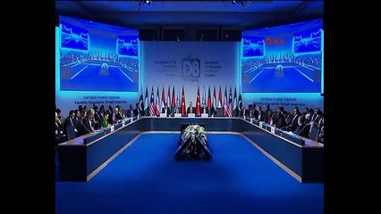 D-8 dönem başkanlığı Türkiye'ye geçti