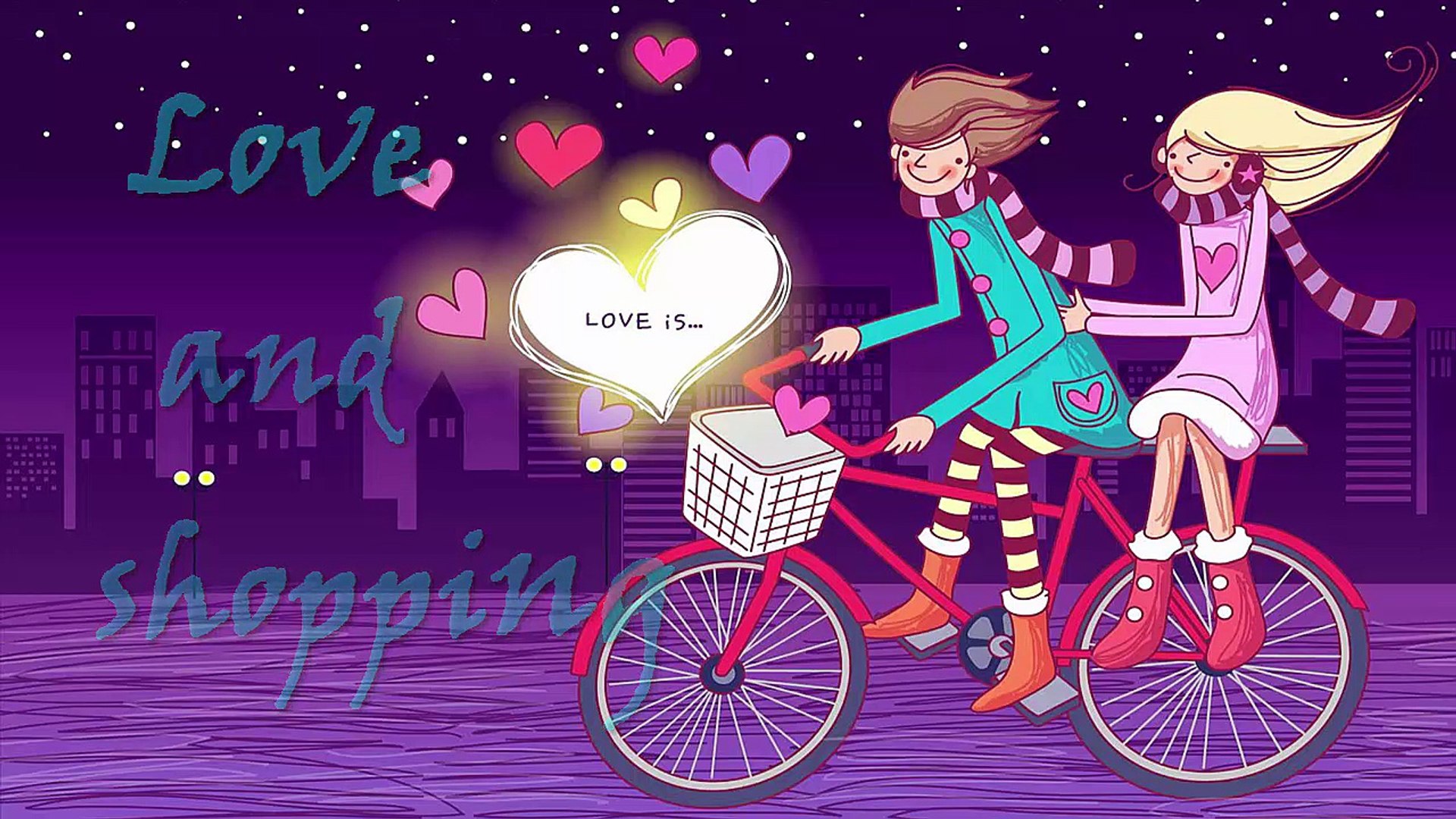 Love story.Cartoons for children.Episode 3. Love and shopping.