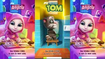 TOM Level 57-60 Vs Angela Mirroring Level 47-50/My talking tom Vs My talking angela/Gameplay #42