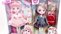 [인형리뷰] 원앤원 체리 패션돌! 귀여운 핑크캣 쥬리와 오마이 스쿨걸 쥬리 같이 열어보아요! Doll review - one&one cherry /딩가의 회전목마 (DINGA)