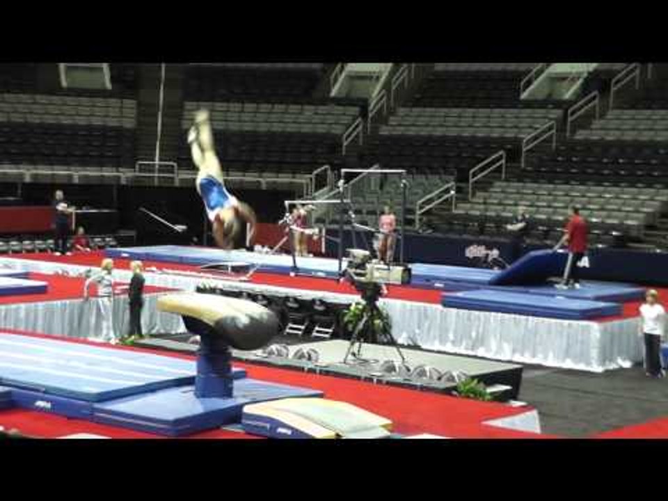 Brenna Dowell - Vault - 2012 U.S. Olympic Trials Podium Training