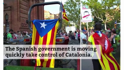 Spain prepares to take control of Catalonia