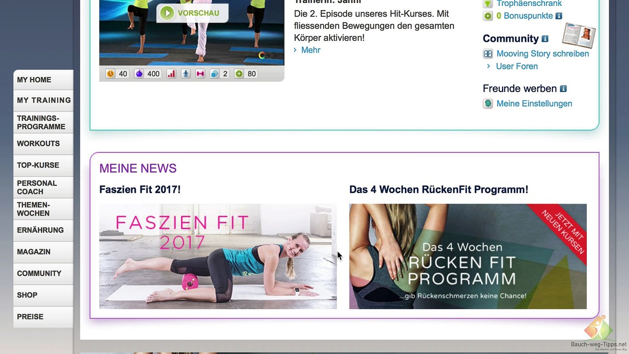 newmoove Test, Erfahrungen, Einblick