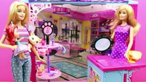 Juguetes de Barbie en español - Tienda de animales Malibú | Elsa lleva a su perrito a la peluquería