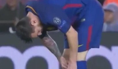 Messi'nin maç sırasında çiğnediği tablet gündem oldu