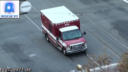 [San Francisco] Engine + Ambulance SFFD
