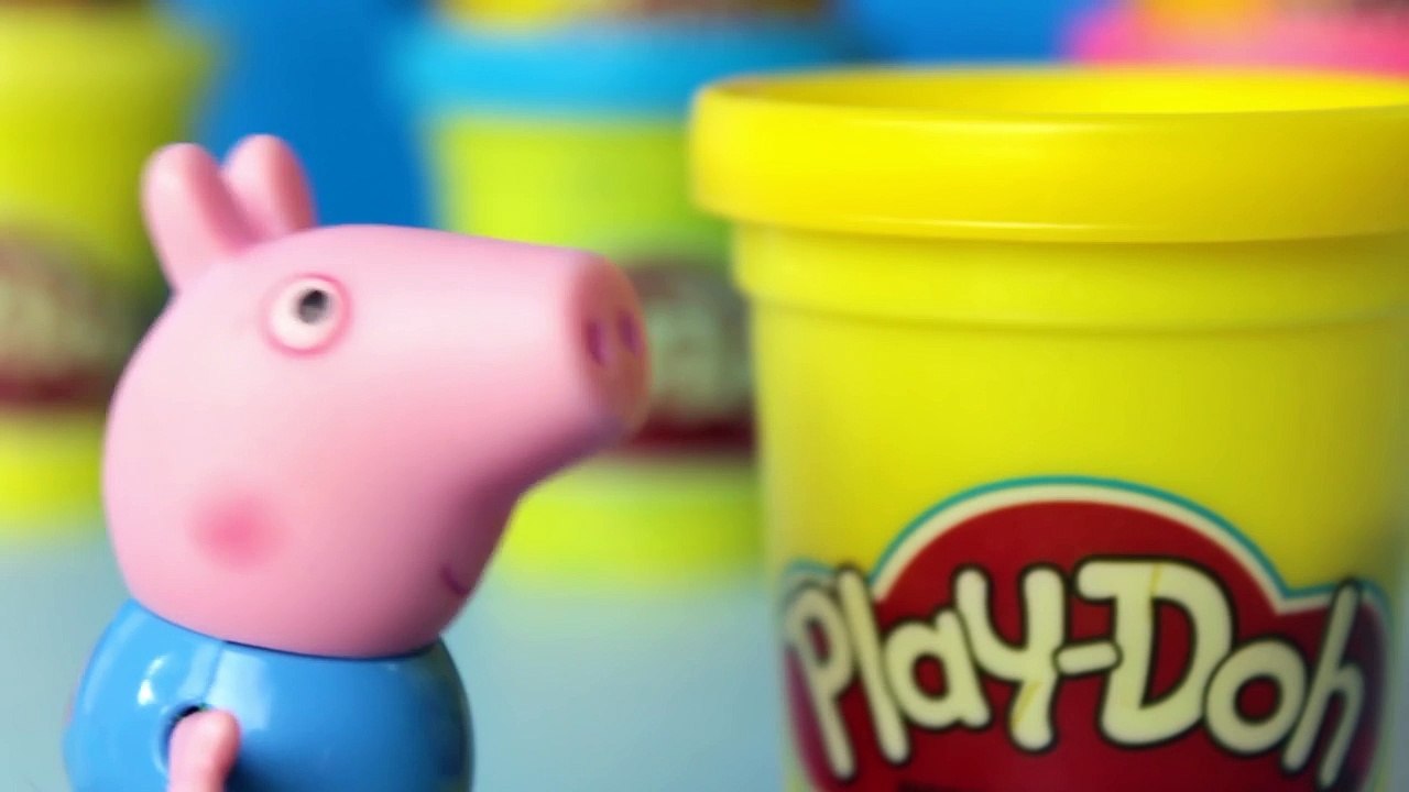 Peppa Pig fazendo Coco de massinha Play doh - Desenho da familia Peppa Pig Portugues Youtube Kids TV