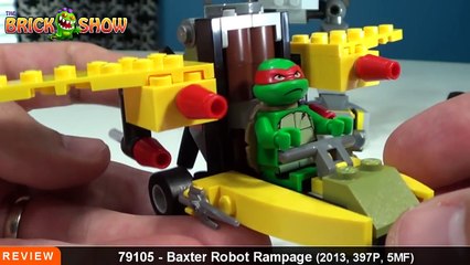 LEGO Ninja Turtles TMNT Baxter Robot Rampage Review: LEGO 79105