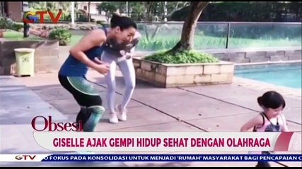 Gisel Ajak Gempi Olahraga Agar Tetap Bugar