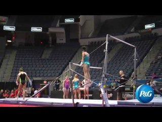 Laurie Hernandez - Uneven Bars - 2016 Secret Classic - Podium Training