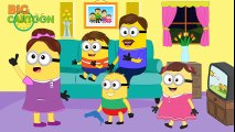 Minions Banana Family Crying in Prison Misunderstood New Episodes! Finger Family Song Nursery Rhymes