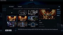 Adding Main Tabs, Submenus and Backgrounds on Aeon Nox Skin in Kodi