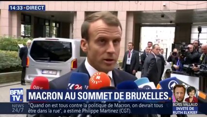 Macron au sommet de Bruxelles: "Il sera question d'une Europe qui protège"
