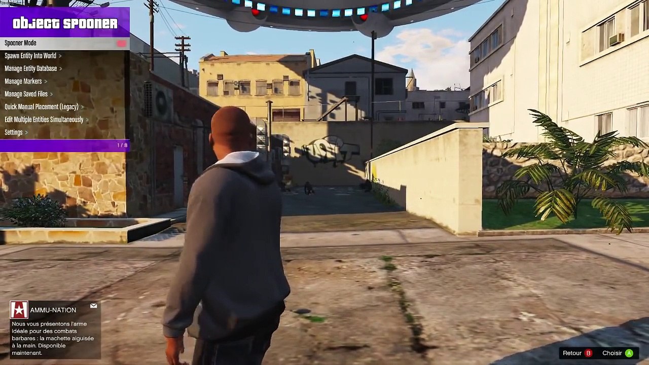 RENTRER DANS L'UFO DE GTA 5 ! ( GTA 5 PC MOD ) INTÉRIEUR SOUCOUPE VOLANTE