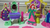 Play-Doh Disney Designing Dresses for Belle, Ariel   Cinderella   Rapunzel Play-Doh Disney Princess