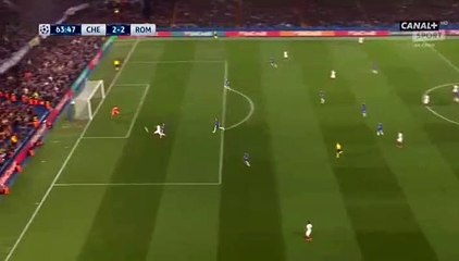 Edin Dzeko  Goal HD -Chelsea	2-2	AS Roma 18.10.2017