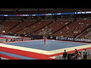 Curran Phillips - Floor Exercise - 2017 P&G Championships Junior Men Day 1