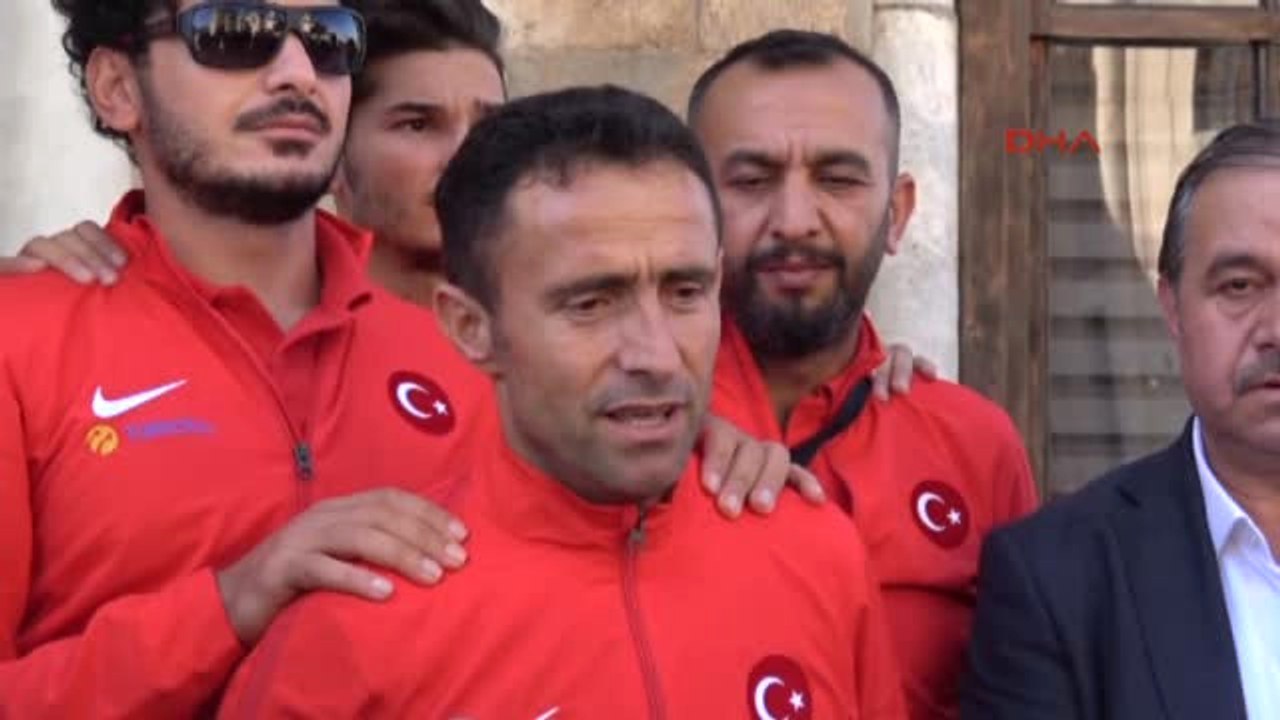 Avrupa Şampiyonu Ampute Milli Futbol Takımı'na Mevlana'da Sevgi Seli