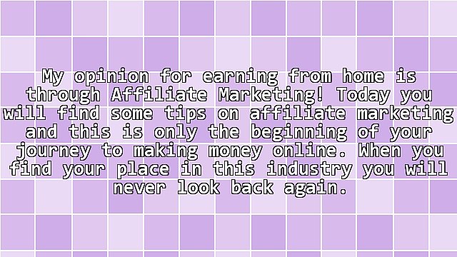 How To Master An Affiliate Marketing Home Based Business