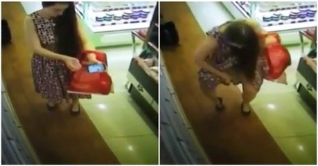 Jovem é apanhada a perfumar-se em supermercado e o momento torna-se viral... percebe porquê!