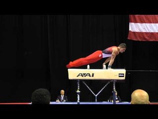Hunter Justus - Pommel Horse - 2015 P&G Championships - Sr. Men Day 2