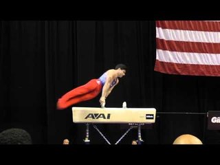 Tanner Justus - Pommel Horse - 2015 P&G Championships - Jr. Men Day 2