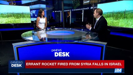i24NEWS DESK | Errant rocket fired from Syria falls in Israel | Thursday, October 19th 2017