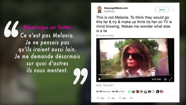 Melania Trump a-t-elle recours à un sosie ?