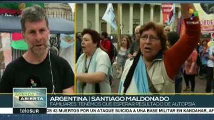 Exigen indígenas argentinos la presentación de Santiago Maldonado