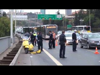 Köprüde kaza yapan polis şehit oldu