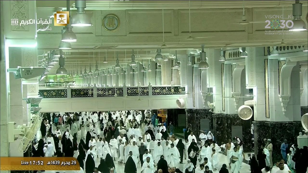 أذان المغرب من المسجد الحرام للمؤذن سهيل حافظ ٢٩ محرم ١٤٣٩ هـ